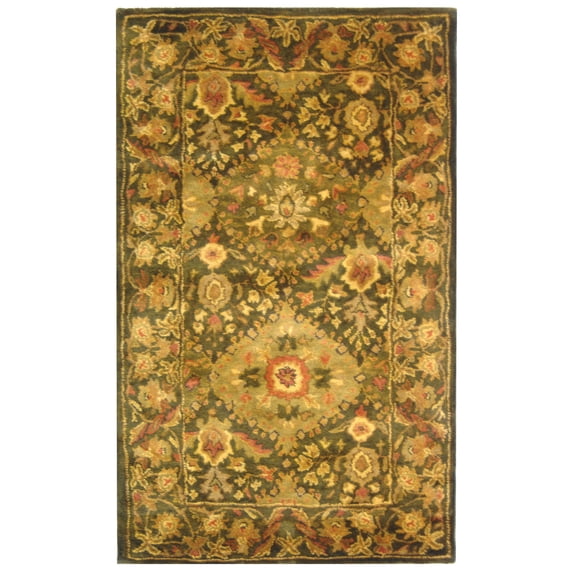 SAFAVIEH Antiquity Clarisse Oriental Wool Area Rug, Olive, 3' x 5'