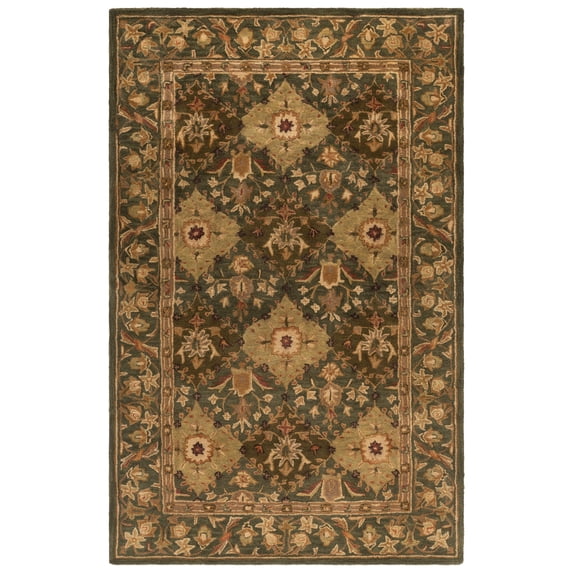 SAFAVIEH Antiquity Clarisse Oriental Wool Area Rug, Olive, 6' x 9'