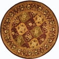 thumbnail image 1 of SAFAVIEH Antiquity Clarisse Oriental Wool Area Rug, Wine, 8' x 8' Round, 1 of 8