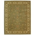 thumbnail image 1 of SAFAVIEH Antiquity Clematis Traditional Floral Wool Area Rug, Green/Gold, 8' x 8' Round, 1 of 10