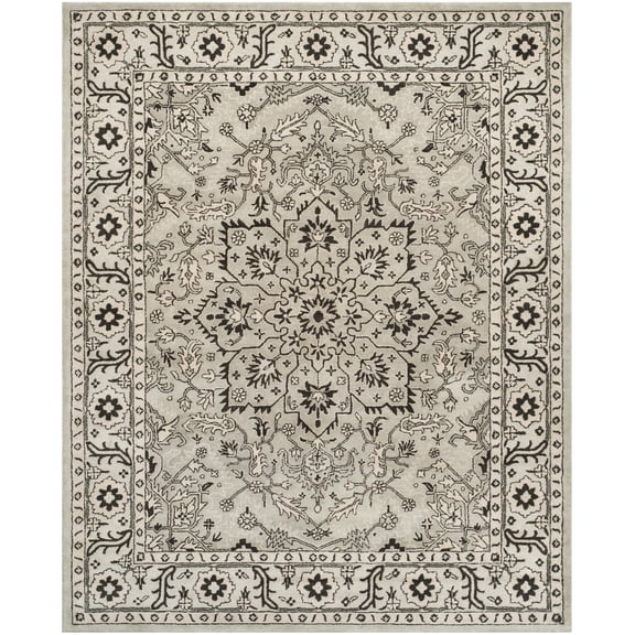 SAFAVIEH Antiquity Conway Oriental Wool Area Rug, Gray/Beige, 8' x 10'