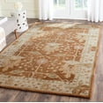 thumbnail image 1 of SAFAVIEH Antiquity Derbhile Traditional Bordered Wool Area Rug, Brown/Beige, 4' x 6', 1 of 7