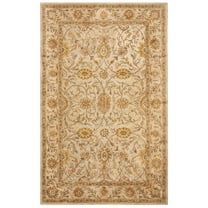 SAFAVIEH Antiquity Domhnall Oriental Wool Area Rug, Ivory/Light Green, 5' x 8'