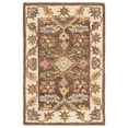 thumbnail image 1 of SAFAVIEH Antiquity Donnchad Traditional Wool Area Rug, Dark Brown/Ivory, 2' x 3', 1 of 6