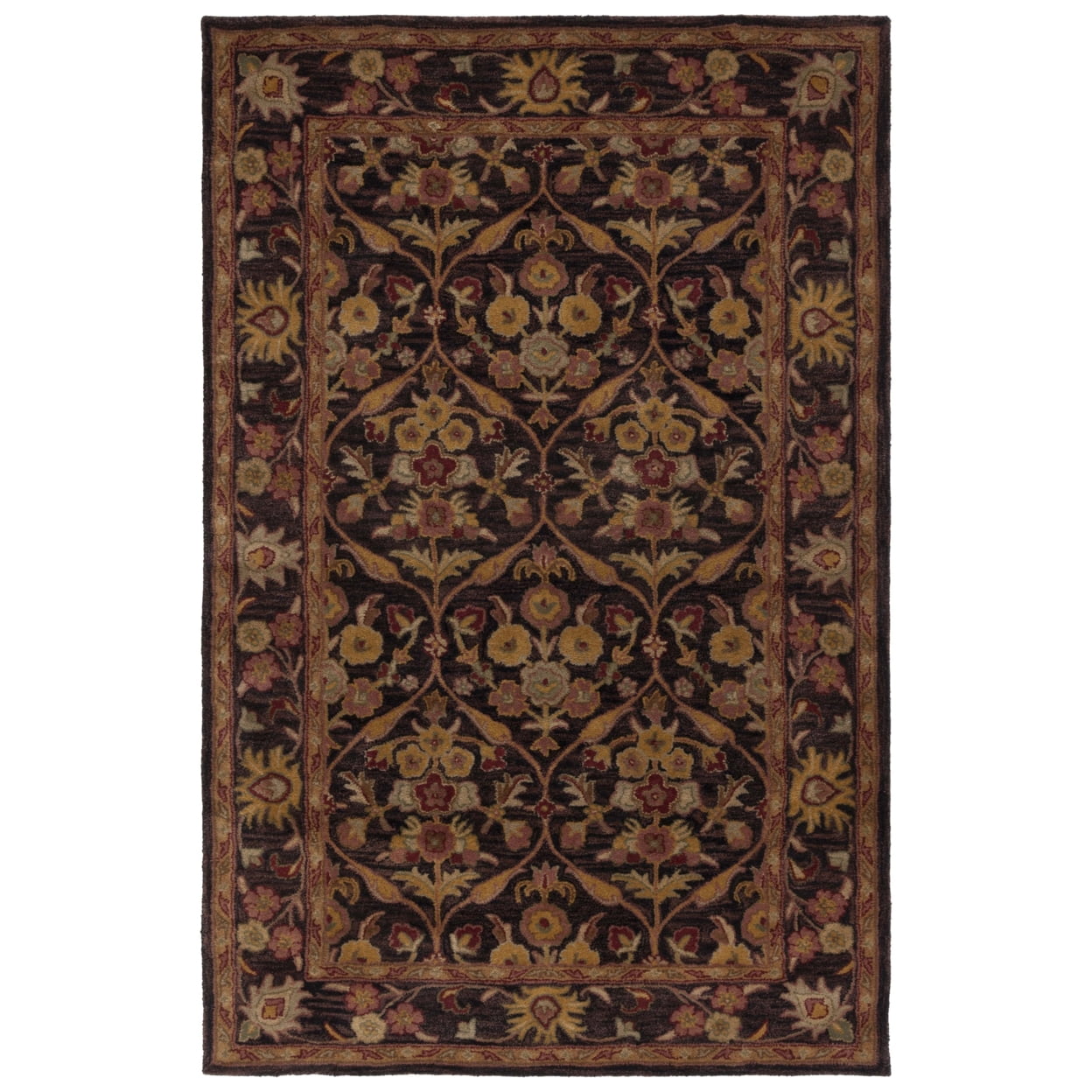 Ivory Elegance Hand-Tufted Wool Oval Rug, 54"x6"