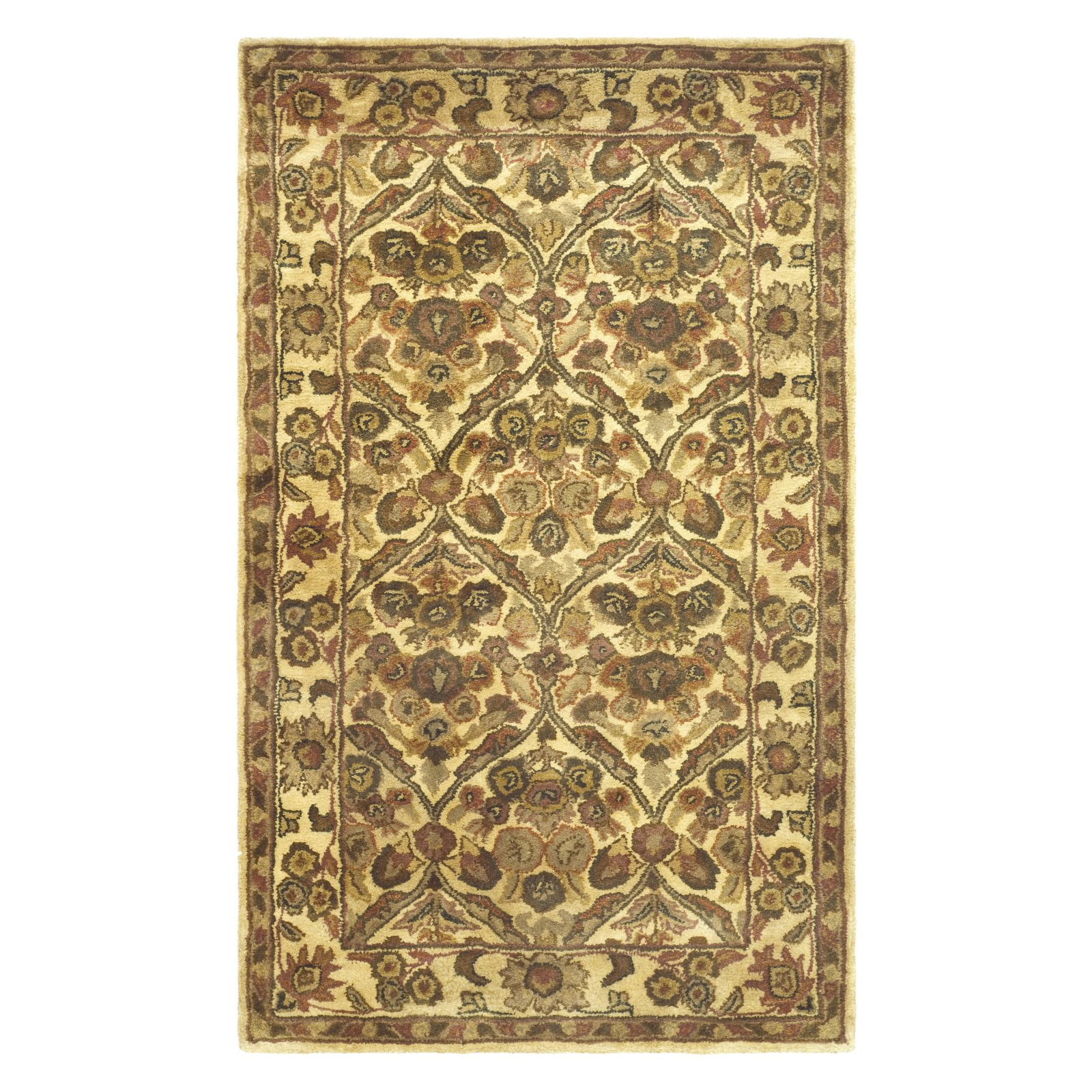 Handmade Elegance Round Wool Tufted Accent Rug, 24 in