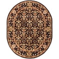 thumbnail image 1 of SAFAVIEH Antiquity Francine Oriental Wool Area Rug, Dark Plum/Gold, 7'6" x 9'6" Oval, 1 of 11