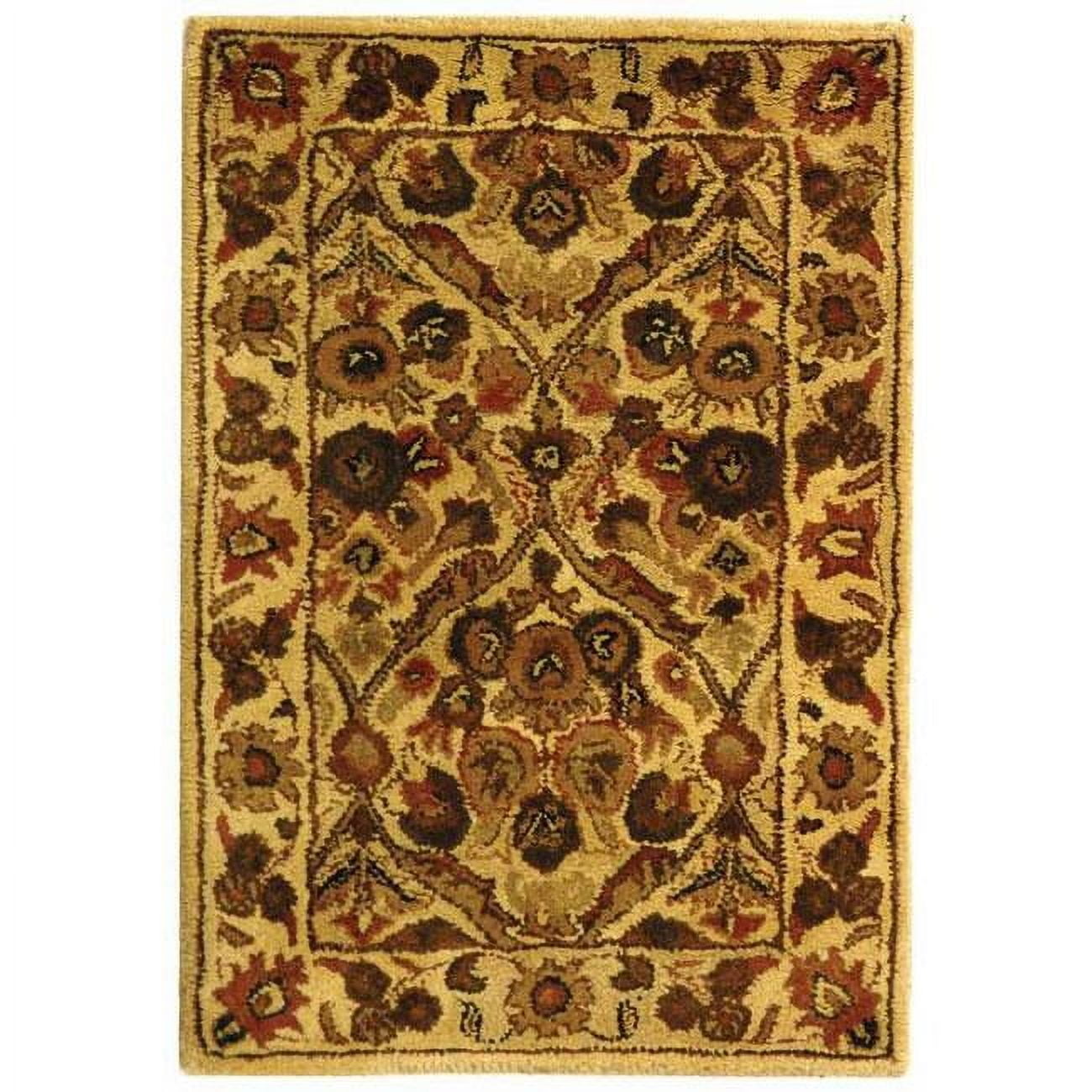 Handmade Elegance Round Wool Tufted Accent Rug, 24 in