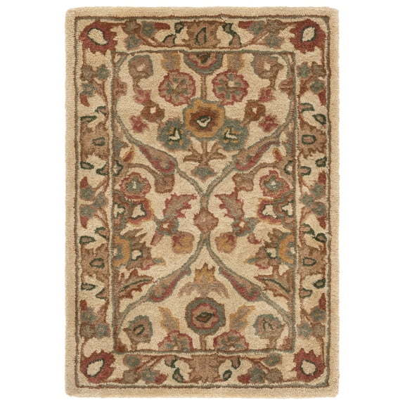 SAFAVIEH Antiquity Francine Oriental Wool Area Rug, Gold, 2' x 3'