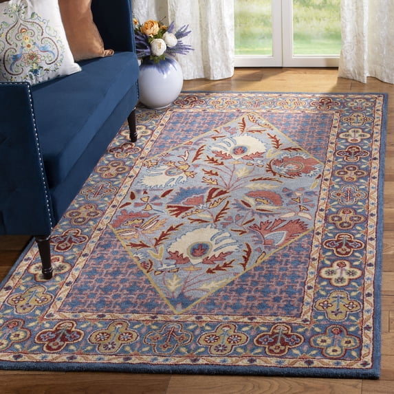 SAFAVIEH Antiquity Harland Oriental Area Rug, Blue/Red, 5' x 8'