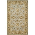 thumbnail image 1 of SAFAVIEH Antiquity Ingram Traditional Bordered Wool Area Rug, Light Blue/Sage, 4' x 6', 1 of 9