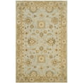 thumbnail image 1 of SAFAVIEH Antiquity Ingram Traditional Bordered Wool Area Rug, Light Blue/Sage, 5' x 8', 1 of 10