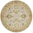 thumbnail image 1 of SAFAVIEH Antiquity Ingram Traditional Bordered Wool Area Rug, Light Blue/Sage, 6' x 6' Round, 1 of 9