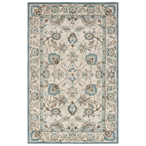 SAFAVIEH Antiquity Jaki Oriental Wool Area Rug, Peacock/Blue, 2' x 3'