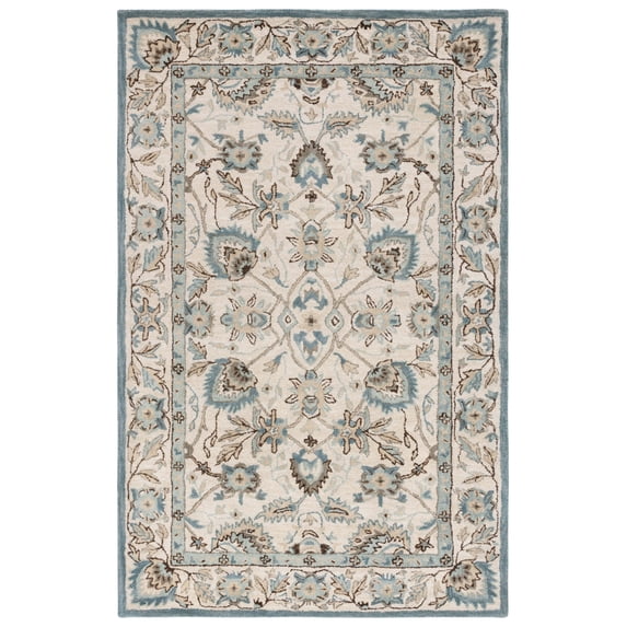 SAFAVIEH Antiquity Jaki Oriental Wool Area Rug, Peacock/Blue, 2' x 3'