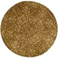 thumbnail image 1 of SAFAVIEH Antiquity Katelynn Geometric Wool Area Rug, Gold/Beige, 8' x 8' Round, 1 of 10
