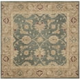 thumbnail image 1 of SAFAVIEH Antiquity Lagrange Oriental Wool Area Rug, Teal Blue/Taupe, 6' x 6' Square, 1 of 8