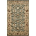 thumbnail image 1 of SAFAVIEH Antiquity Lagrange Floral Bordered Wool Area Rug, Teal Blue/Taupe, 6' x 9', 1 of 8