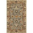 thumbnail image 1 of SAFAVIEH Antiquity Langston Floral Bordered Wool Area Rug, Blue/Ivory, 3' x 5', 1 of 8