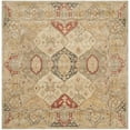 thumbnail image 1 of SAFAVIEH Antiquity Lennox Bordered Wool Area Rug, Beige/Multi, 6' x 6' Square, 1 of 6