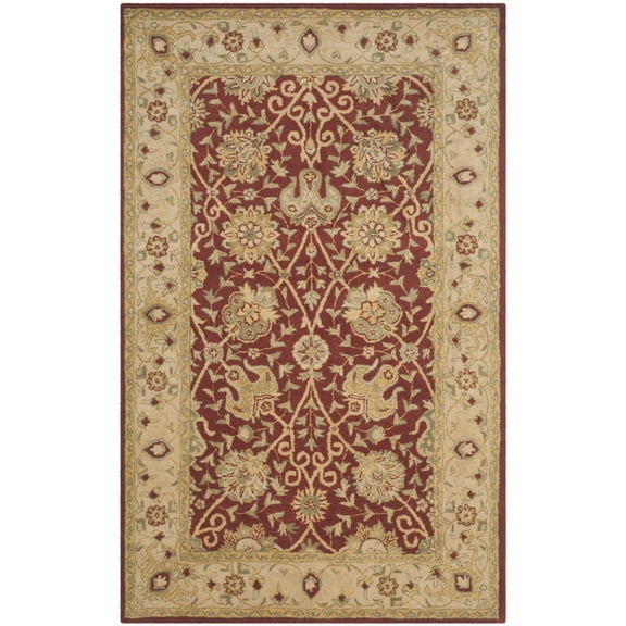 SAFAVIEH Antiquity Lilibeth Oriental Wool Area Rug, Rust, 5' x 8'