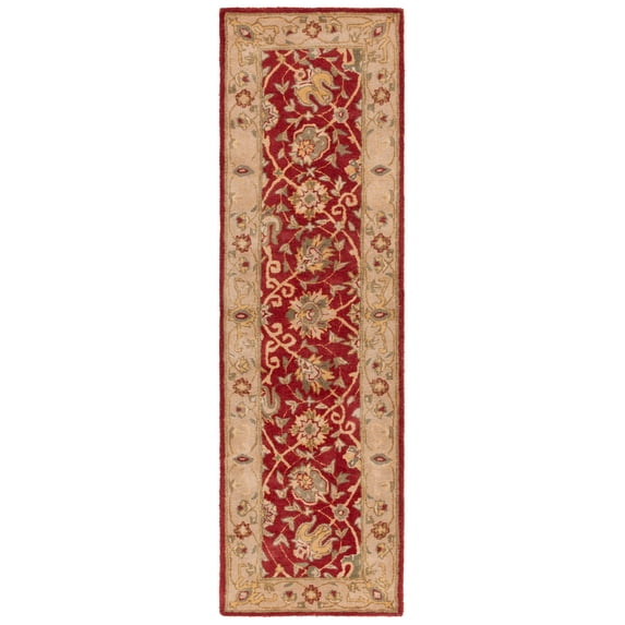 SAFAVIEH Antiquity Lilibeth Oriental Wool Runner Rug, Rust, 2'3" x 10'