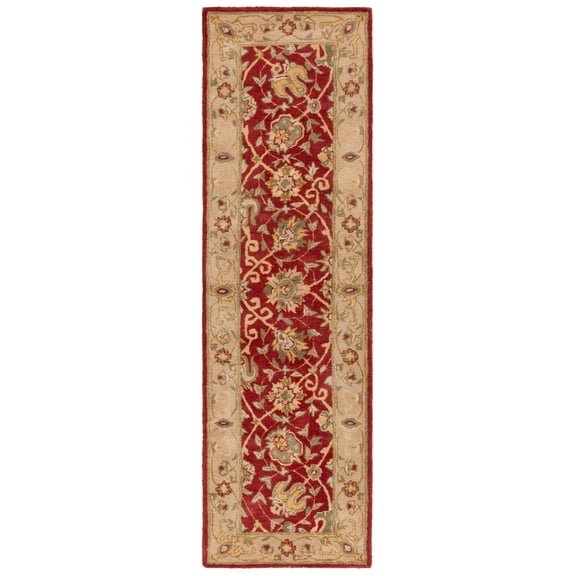 SAFAVIEH Antiquity Lilibeth Oriental Wool Runner Rug, Rust, 2'3" x 12'