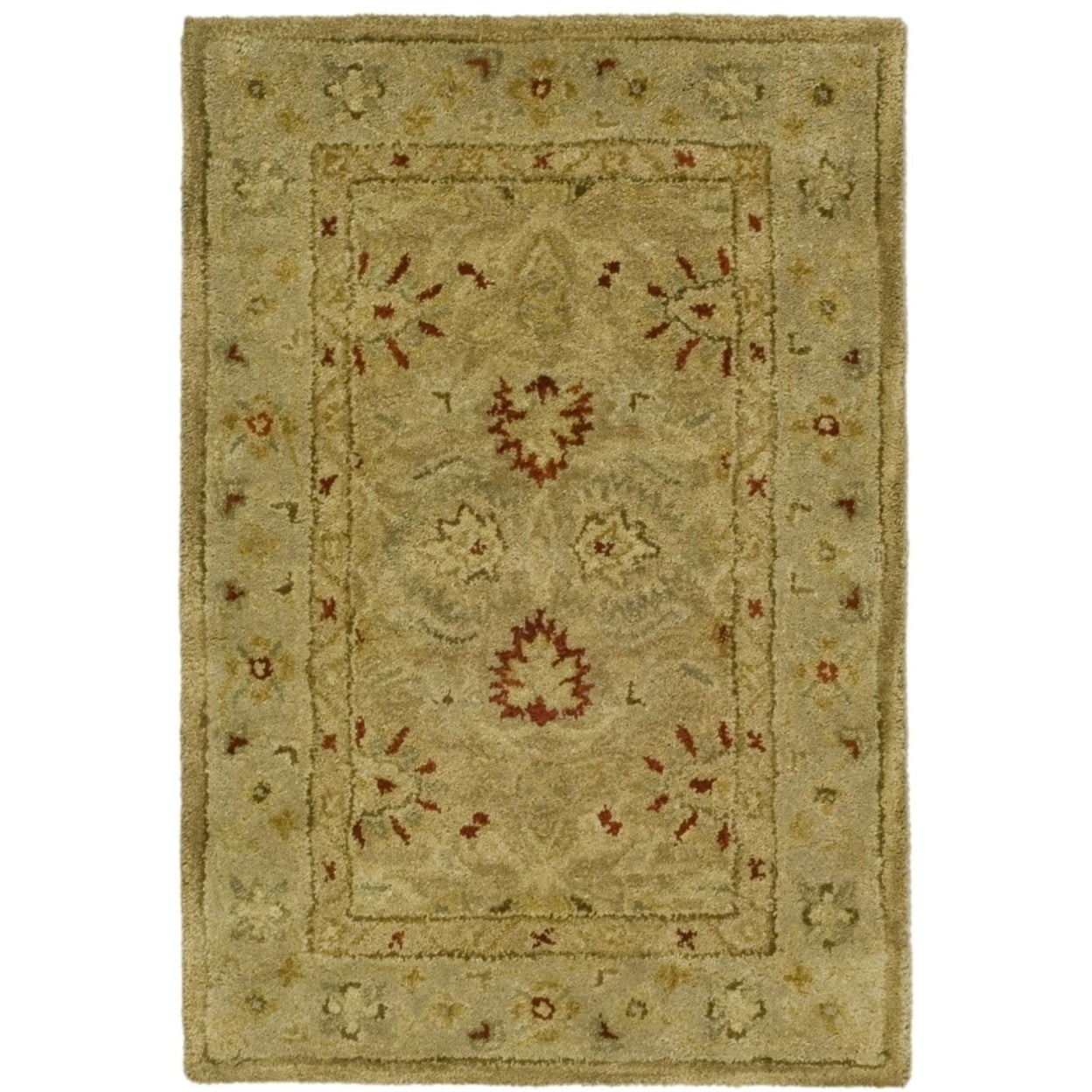 Elegant Brown/Beige Hand-Tufted Wool Accent Rug - 27" x 4"