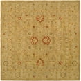 thumbnail image 1 of SAFAVIEH Antiquity Lorraine Floral Bordered Wool Area Rug, Brown/Beige, 4' x 4' Square, 1 of 8