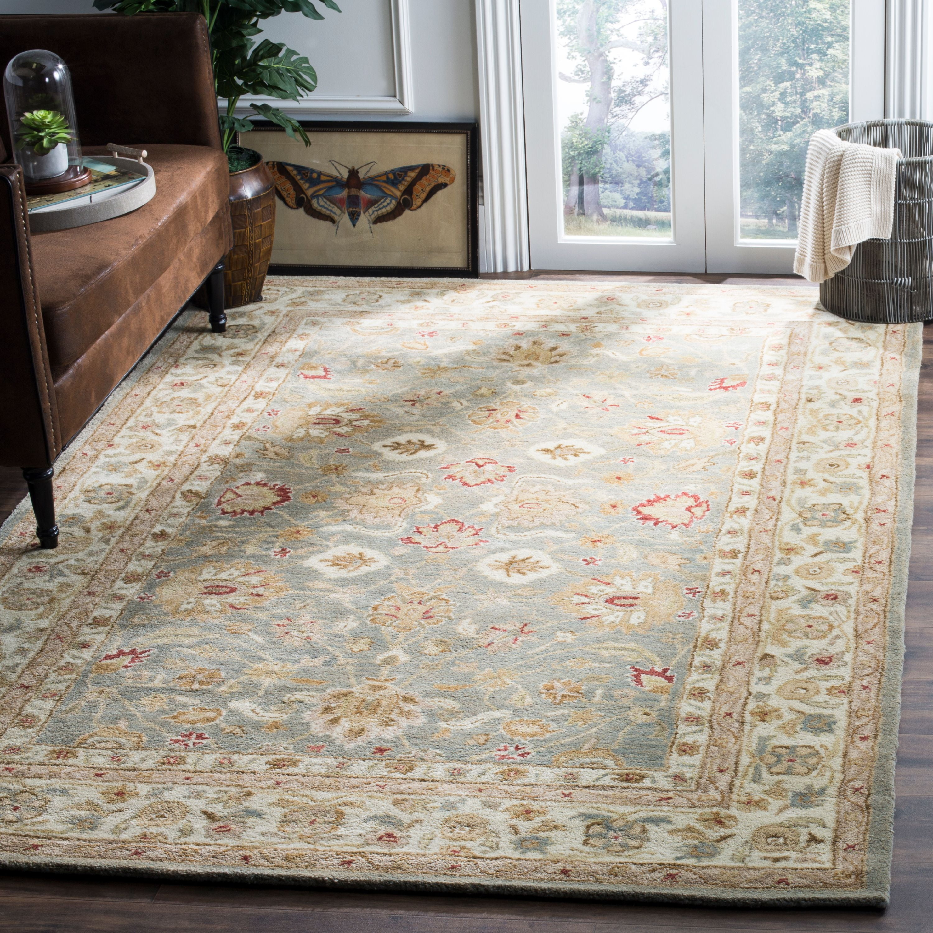 Muriel Handmade Ivory Area Rug Rug Size: Rectangle 11' x 15