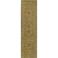thumbnail image 1 of SAFAVIEH Antiquity Lorraine Floral Bordered Wool Runner Rug, Brown/Beige, 2'3" x 8', 1 of 9