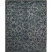 SAFAVIEH Antiquity May Floral Vines Wool Area Rug, Grey/Multi, 4' x 6'