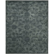SAFAVIEH Antiquity May Floral Vines Wool Area Rug, Grey/Multi, 9' x 12'