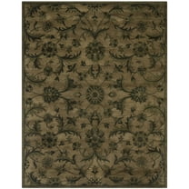 SAFAVIEH Antiquity May Floral Wool Area Rug, Olive/Green, 5' x 8'