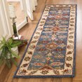 thumbnail image 1 of SAFAVIEH Antiquity Sydney Traditional Wool Runner Rug, Blue/Red, 2'3" x 8', 1 of 7