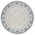 thumbnail image 1 of SAFAVIEH Antiquity Tiarnan Oriental Wool Area Rug, Light Blue/Ivory, 6' x 6' Round, 1 of 8