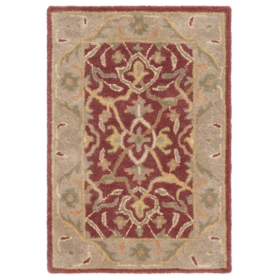 SAFAVIEH Antiquity Toireasa Oriental Wool Area Rug, Rust, 2' x 3'