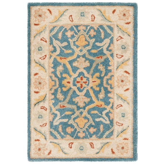 SAFAVIEH Antiquity Toireasa Oriental Wool Area Rug, Blue, 2' x 3'