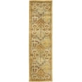 thumbnail image 1 of SAFAVIEH Antiquity Trafford Floral Geometric Wool Runner Rug, Light Blue/Gold, 2'3" x 14', 1 of 4
