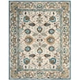 thumbnail image 1 of SAFAVIEH Antiquity Weldon Traditional Floral Wool Area Rug, Peacock/Blue, 9'6" x 13'6", 1 of 9