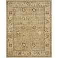 thumbnail image 1 of SAFAVIEH Antiquity Whitaker Floral Bordered Wool Area Rug, Taupe/Beige, 7'6" x 9'6", 1 of 8