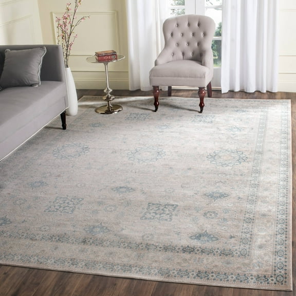 SAFAVIEH Archive Marjan Oriental Area Rug, Gray/Blue, 9' x 12'