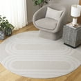 thumbnail image 1 of SAFAVIEH Archway Zarif Geometric Area Rug, Ivory/Ivory, 6'7" x 6'7" Round, 1 of 10