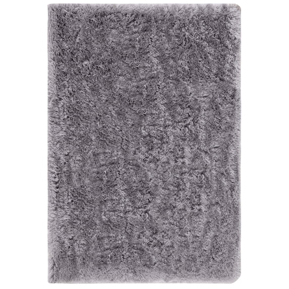 SAFAVIEH Arctic Giselle Solid Polyester Shag Area Rug, Grey, 3' x 5'