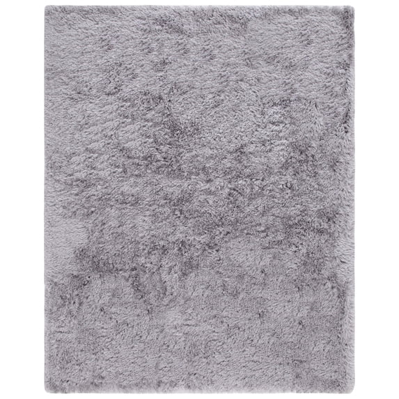 SAFAVIEH Arctic Giselle Solid Polyester Shag Area Rug, Grey, 8'6" x 12'