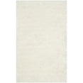 thumbnail image 1 of SAFAVIEH Arctic Giselle Solid Polyester Shag Area Rug, Ivory, 5' x 5' Round, 1 of 7