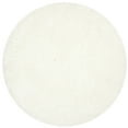 thumbnail image 1 of SAFAVIEH Arctic Giselle Solid Polyester Shag Area Rug, Ivory, 8' x 8' Round, 1 of 7