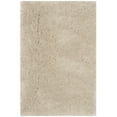 thumbnail image 1 of SAFAVIEH Arctic Giselle Solid Polyester Shag Area Rug, Light Beige, 2'6" x 4', 1 of 8