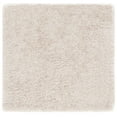 thumbnail image 1 of SAFAVIEH Arctic Giselle Solid Polyester Shag Area Rug, Light Beige, 5' x 5' Square, 1 of 8