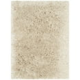 thumbnail image 1 of SAFAVIEH Arctic Giselle Solid Polyester Shag Area Rug, Light Beige, 5' x 7', 1 of 9